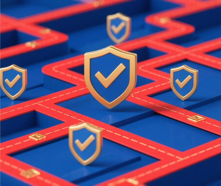 安全访问与可信路由示意图